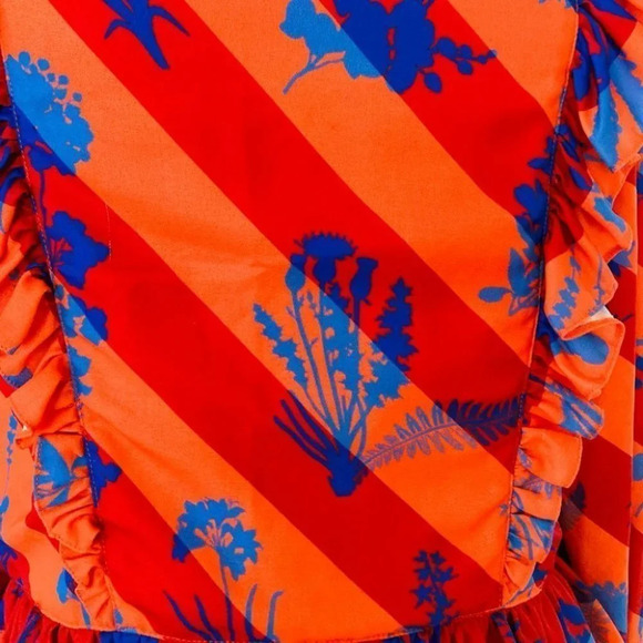 Anthropologie Siddhartha Bansal Ruffled Mansard Blouse Size Medium NWOT - Picture 3 of 15